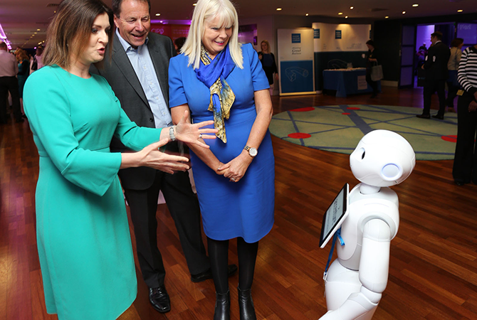 Robot on display at CIPD Annual Conference in Ireland 2017